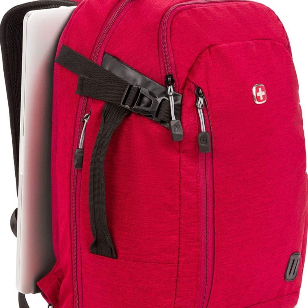 SwissGear Hybrid Red Backpack, 18.5" (Like New)